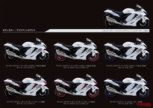 Suzuki hayabusa 2022 được làm mới với bộ sưu tập 18 màu khủng - 3