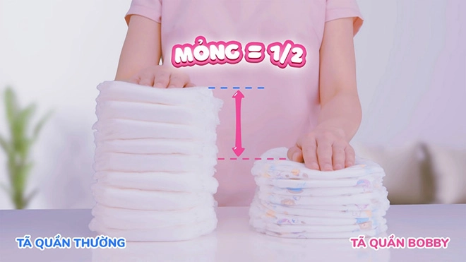 Tã quần bobby lõi nén thần kỳ 3mm cuộc cách mạng đến từ nhà sản xuất hàng đầu nhật bản - 2