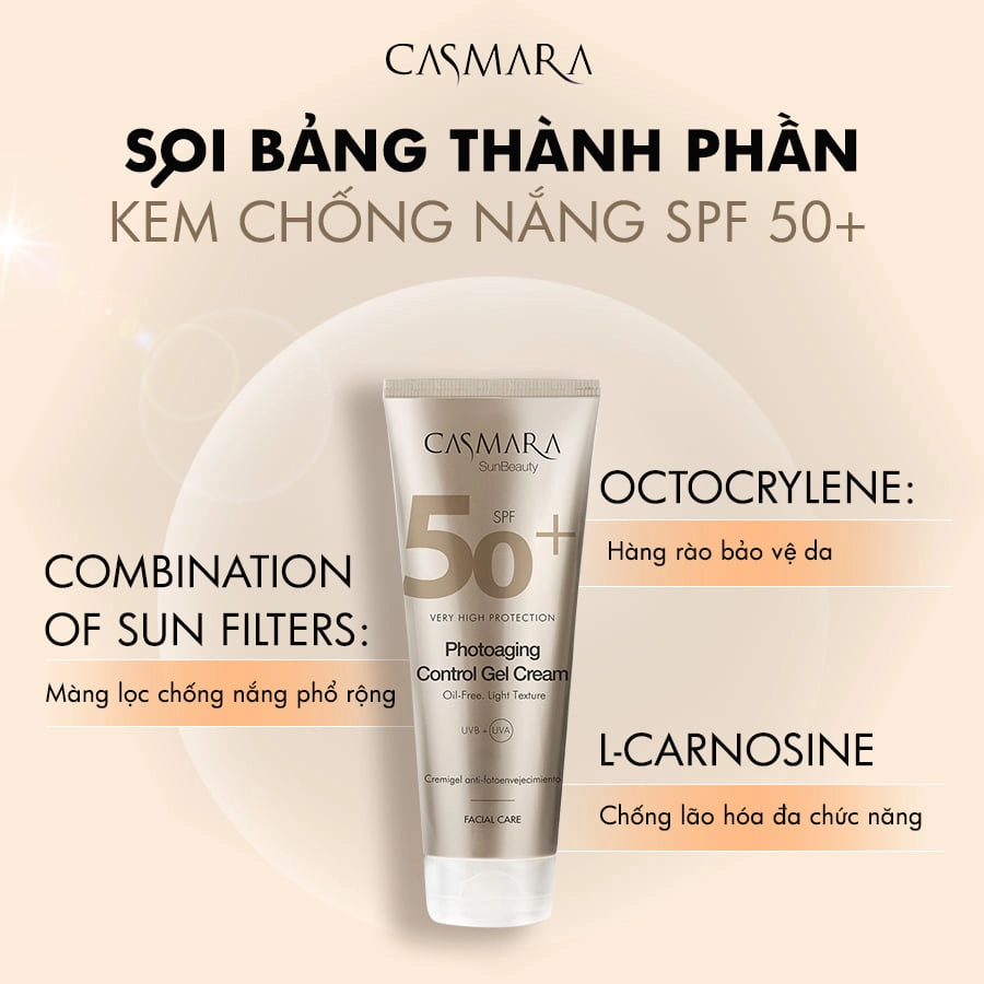 tấm khiên bảo vệ da với kem chống nắng casmara 3 tác động bảo vệ cao dưỡng ẩm và chống lão hóa - 2