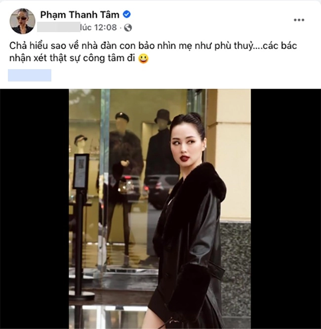 Tâm tít tô son trầm được khen như angelina jolie nhưng lại bị đàn con thơ gọi là phù thuỷ - 1