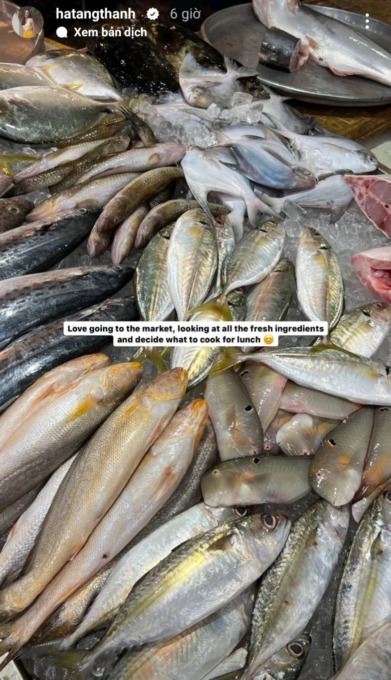 Tăng thanh hà chia sẻ hình ảnh hàng cá bình dân tiết lộ sở thích ăn uống giản dị - 2