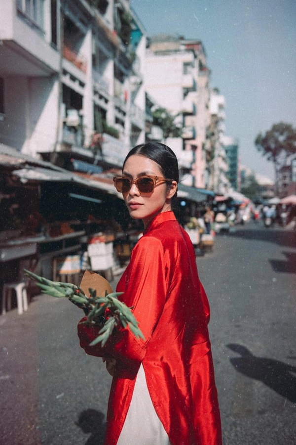 Tăng thanh hà khai màn đụng hàng đầu xuân nàng hậu phải vào khen tới tấp - 8