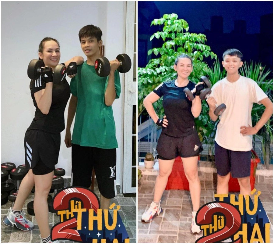 Tập cùng sao nghỉ dịch hội mỹ nhân việt nghĩ ra đủ môn đốt mỡ tại nhà - 9