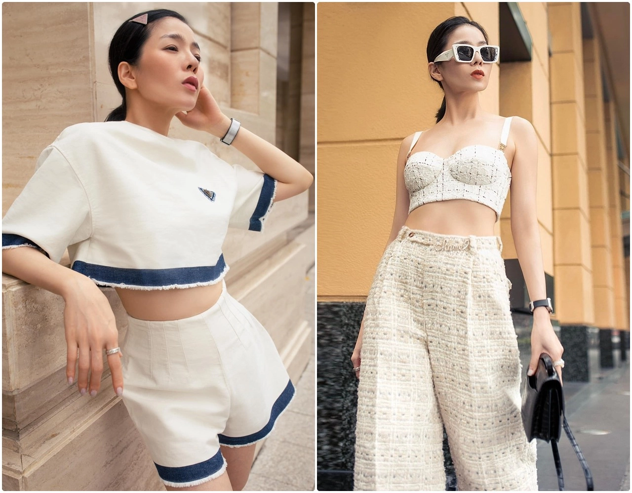 Tập luyện nặng đô với bạn trai lệ quyên tự tin diện 2 mảnh khoe đường cong quyến rũ - 2