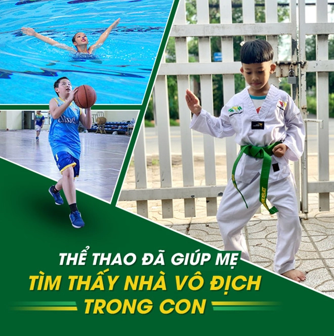 Thể thao tìm thấy con tự tin bền bỉ quyết tâm hơn bố mẹ nghĩ - 1