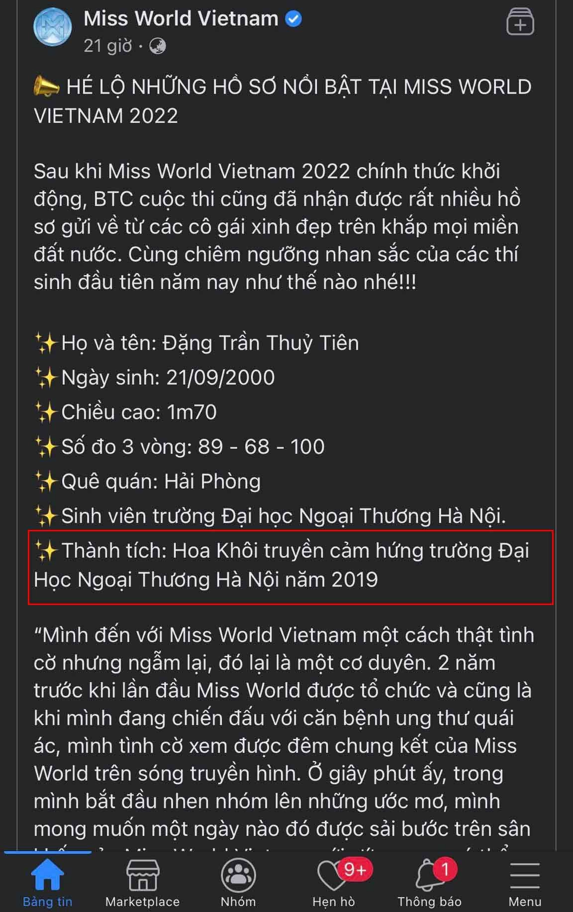 Thí sinh có câu chuyện đặc biệt đi thi hoa hậu chưa kịp nổi đã bị ném đá - 6