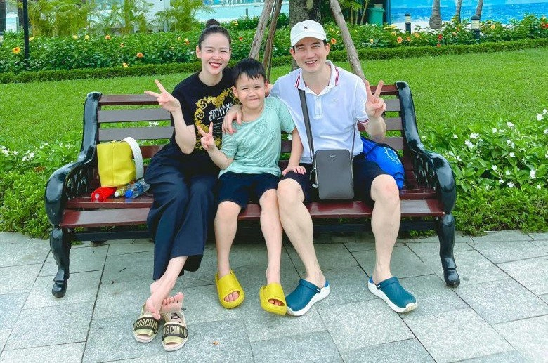 Thượng tá công an lấy vợ xinh nhất nhì màn ảnh việt không ngại ở nhà chăm con cho vợ đi diễn nước ngoài - 9