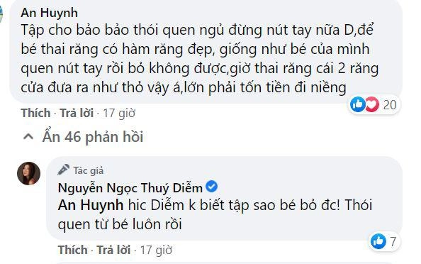 Thúy diễm khoe ảnh ôm con trai nằm ngủ mọi người thấy thói quen chưa tốt của bé - 3