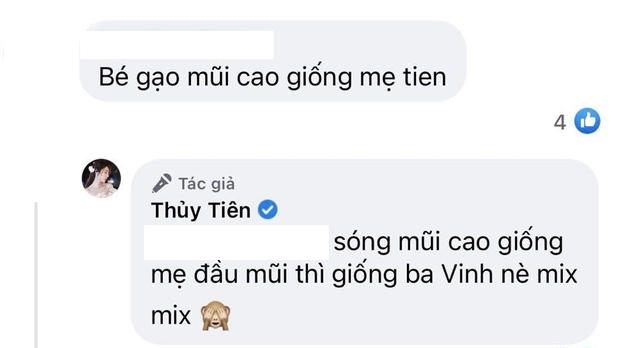 Thuỷ tiên lần đầu khoe cận mặt con gái sau 8 năm mũi giống mẹ mặt đúc khuôn công vinh - 4