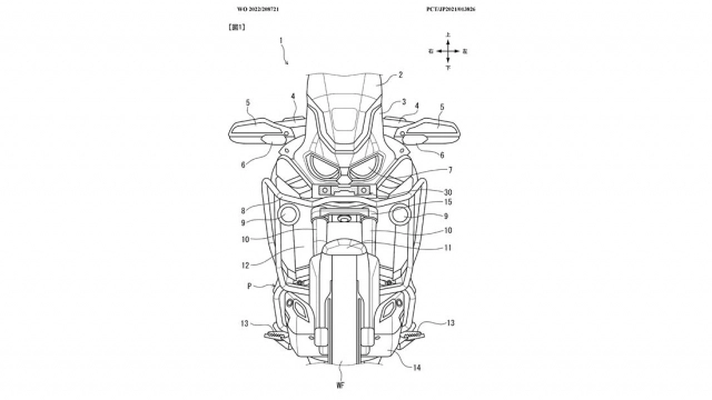 Tiết lộ honda africa twin mới sẽ trang bị camera hành trình - 2