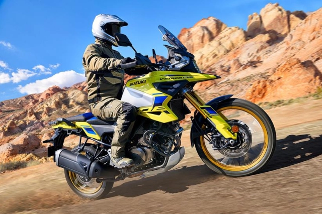 Tiết lộ suzuki v-strom 1050 de 2023 sặc mùi off-road với đường kính bánh trước 21inch - 1