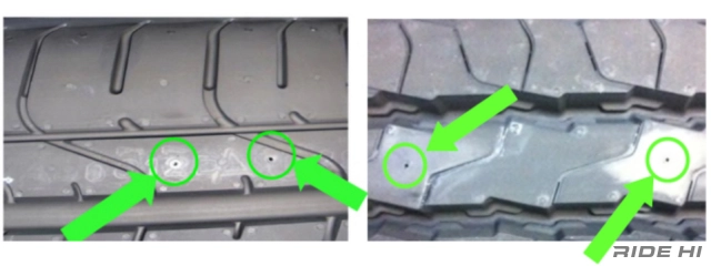 Tìm hiểu ý nghĩa các lỗ xuất hiện trên lốp xe pirelli hiện nay - 2