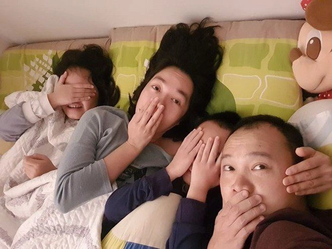 Tổ ấm hạnh phúc của con traimc lại văn sâm vợ xinh đẹp cùng làm ở vtv 1 con trai và 1 con gái - 4