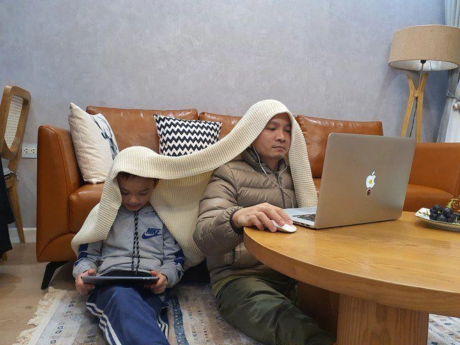 Tổ ấm hạnh phúc của con traimc lại văn sâm vợ xinh đẹp cùng làm ở vtv 1 con trai và 1 con gái - 5