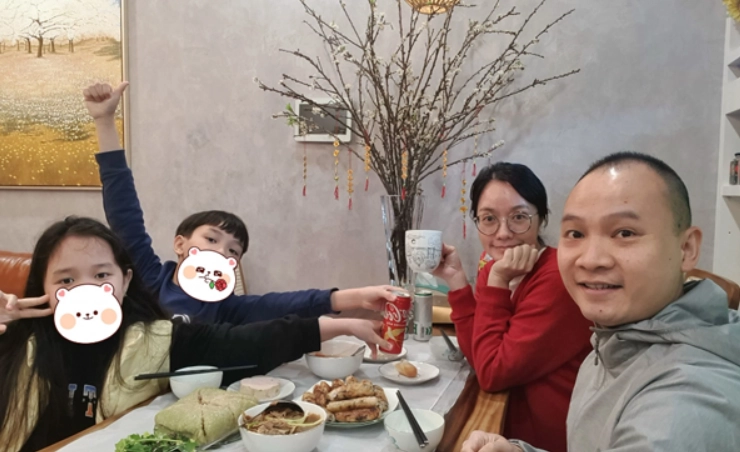 Tổ ấm hạnh phúc của con traimc lại văn sâm vợ xinh đẹp cùng làm ở vtv 1 con trai và 1 con gái - 8