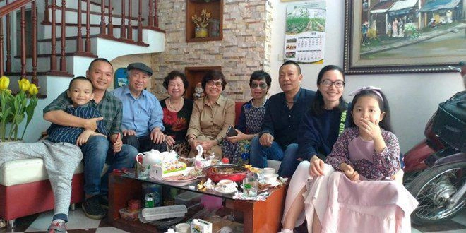 Tổ ấm hạnh phúc của con traimc lại văn sâm vợ xinh đẹp cùng làm ở vtv 1 con trai và 1 con gái - 9