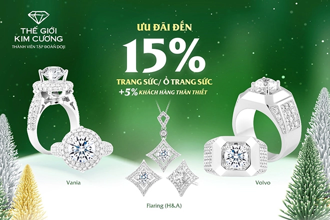Tỏa sáng mùa lễ hội thế giới kim cương ưu đãi cực hot dịp cuối năm - 3