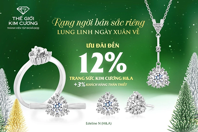 Tỏa sáng mùa lễ hội thế giới kim cương ưu đãi cực hot dịp cuối năm - 4