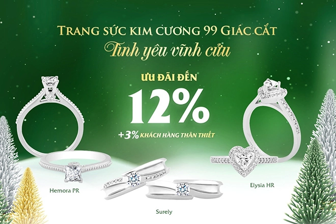 Tỏa sáng mùa lễ hội thế giới kim cương ưu đãi cực hot dịp cuối năm - 5