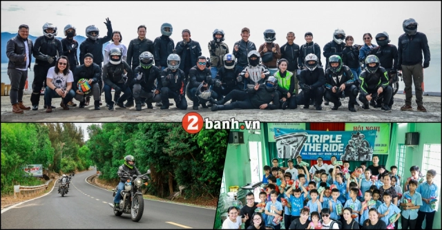 Toàn cảnh hành trình triple the ride đầy ý nghĩa cùng anh em triumph - 1