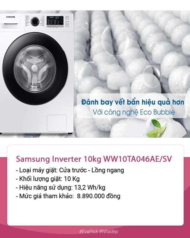 Top 5 máy giặt lồng ngang giá rẻ dưới 10 triệu tốt nhất 2022 - 4