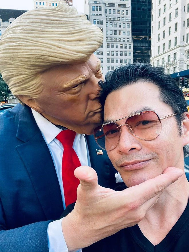 Trần bảo sơn đưa con gái dạo chơi sang chảnh ở mỹ chụp ảnh với cựu tổng thống donald trump - 3