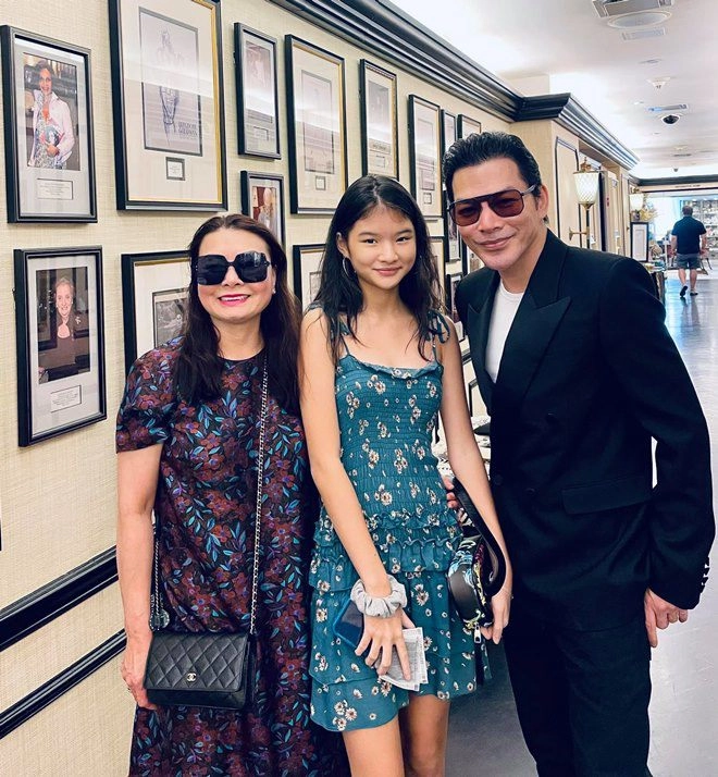 Trần bảo sơn đưa con gái dạo chơi sang chảnh ở mỹ chụp ảnh với cựu tổng thống donald trump - 5