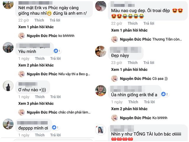 Trẻ ra cả chục tuổi từ bao giờ đức phúc-erik lại trở thành anh em sinh đôi thế này - 4