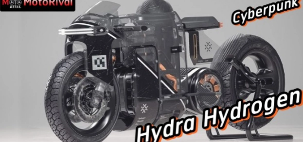 Trình làng khái niệm xe máy hydra hydrog phong cách cyperpunk - 1