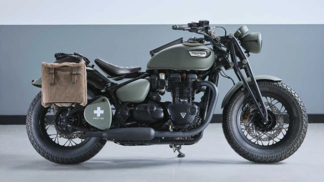 Triumph bonneville 2020 độ so tài trong cuộc thi build off - 3