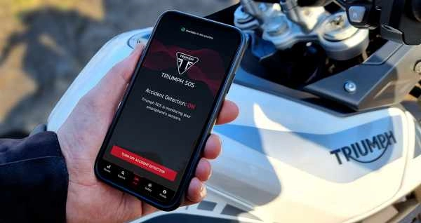 Triumph ra mắt ứng dụng điện thoại triumph sos nhằm cứu người gặp tai nạn - 1