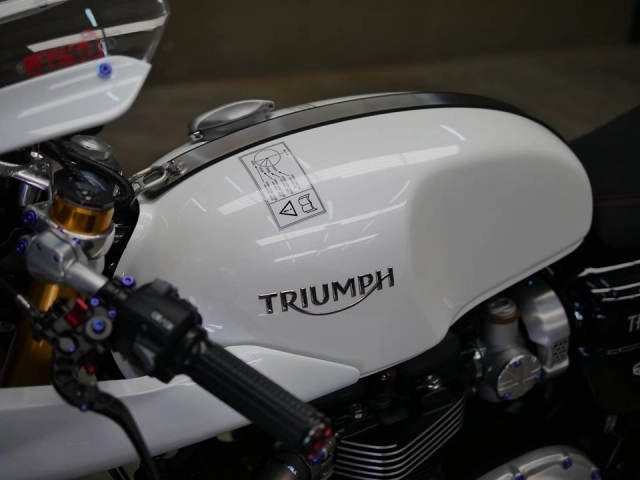 Triumph thruxton r cafe racer độ chao đảo cộng đồng xebiz với loạt nâng cấp hấp dẫn - 5