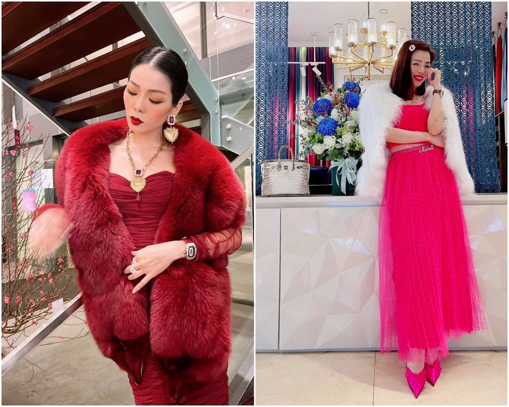 Trời hà nội rét đậm lệ quyên phang thời tiết với mốt áo lót o ép trọn vòng 1 - 8