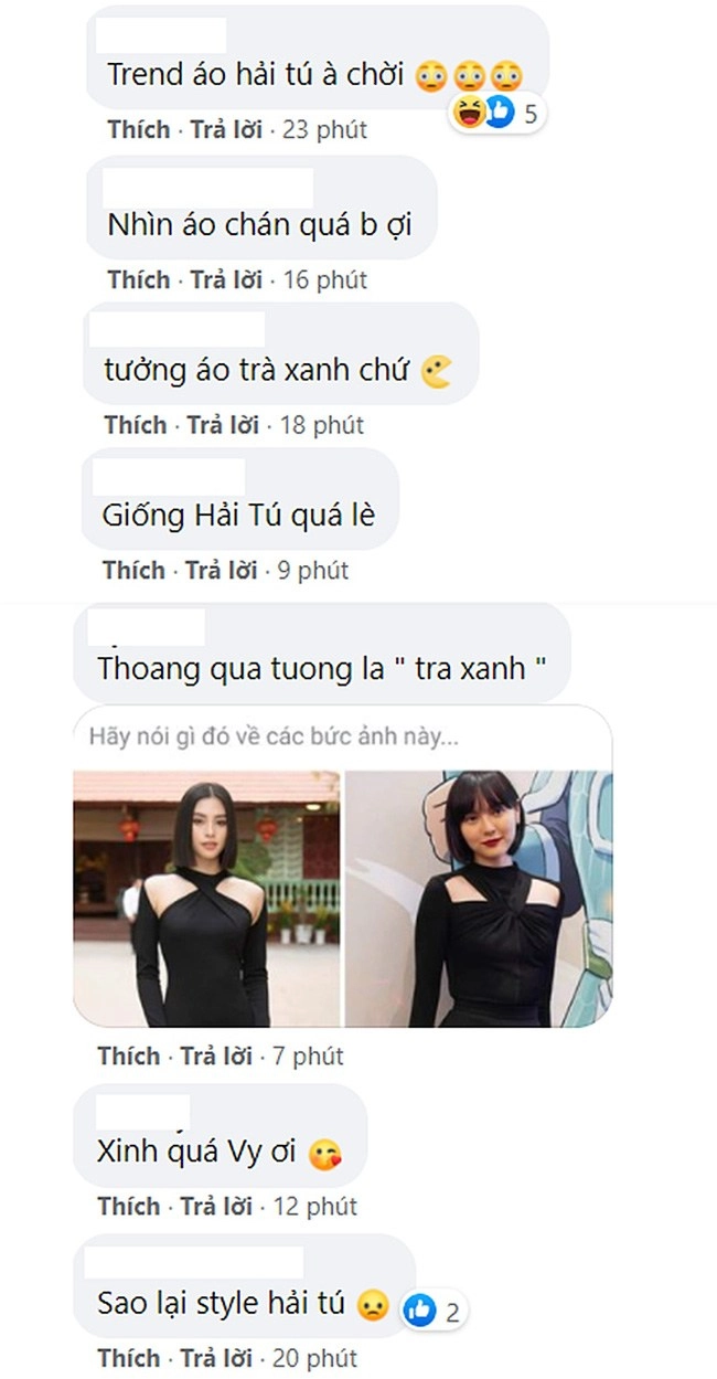 Trùng hợp hải tú quỳnh thư hiền hồ cùng diện 1 món bị chị em gọi chiếc áo trà xanh - 5