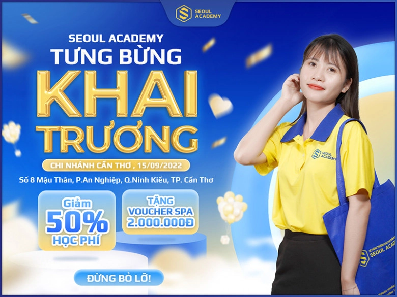 Trường đào tạo thẩm mỹ quốc tế seoul academy cần thơ giảm mạnh 50 học phí mừng khai trương - 1