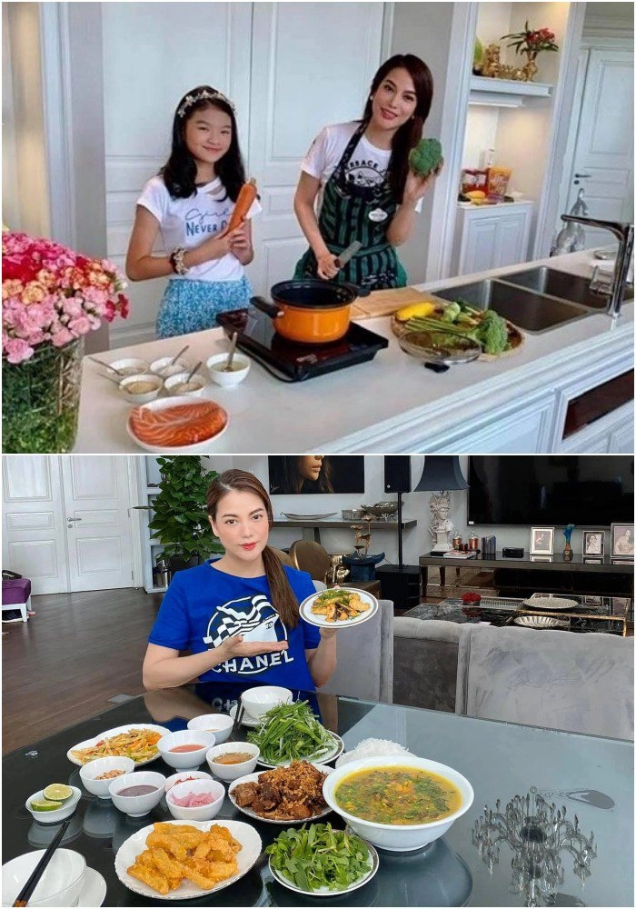 Trương ngọc ánh khoe mặt mộc trong veo nhan sắc nền nã liền được so sánh với triệu vy - 5