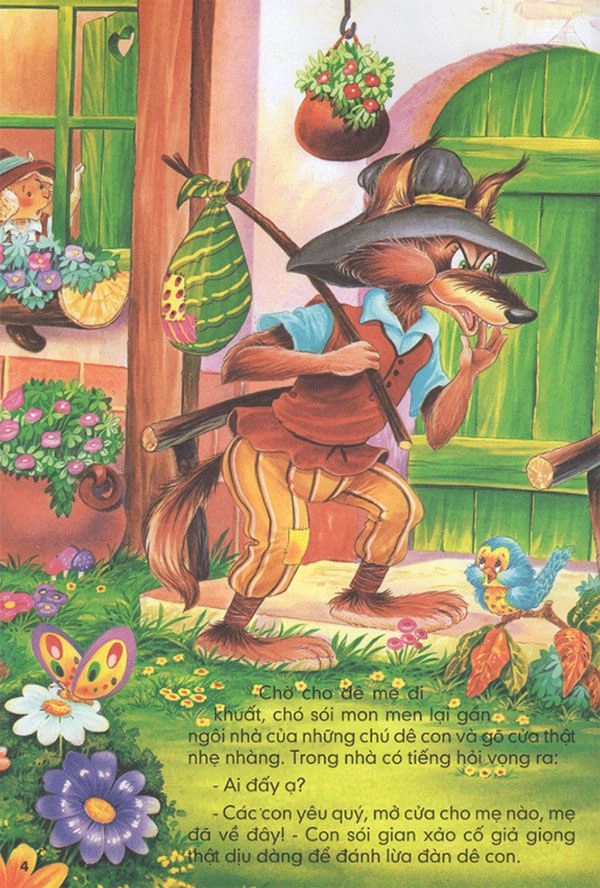 Truyện cổ tích chó sói và bảy chú dê con cho bé - 4