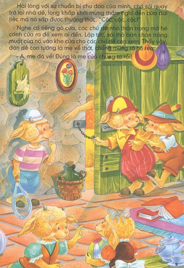 Truyện cổ tích chó sói và bảy chú dê con cho bé - 6