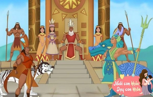 Truyện cổ tích sơn tinh - thủy tinh và bài học ý nghĩa cho trẻ - 3