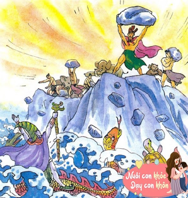 Truyện cổ tích sơn tinh - thủy tinh và bài học ý nghĩa cho trẻ - 5