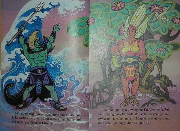 Truyện cổ tích sơn tinh - thủy tinh và bài học ý nghĩa cho trẻ - 8