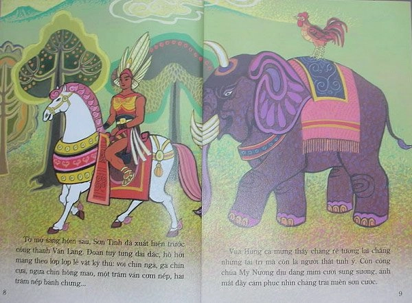 Truyện cổ tích sơn tinh - thủy tinh và bài học ý nghĩa cho trẻ - 10