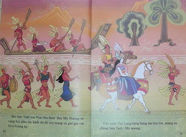 Truyện cổ tích sơn tinh - thủy tinh và bài học ý nghĩa cho trẻ - 11