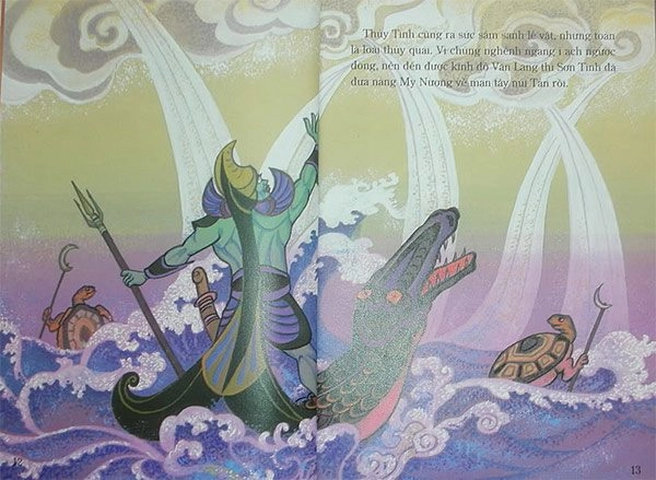 Truyện cổ tích sơn tinh - thủy tinh và bài học ý nghĩa cho trẻ - 12