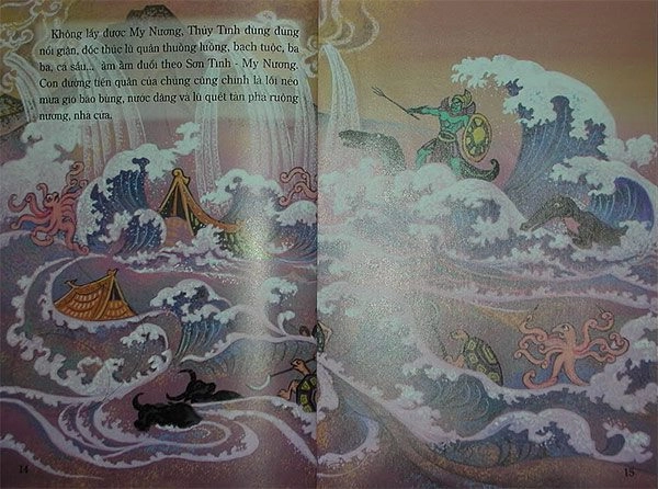 Truyện cổ tích sơn tinh - thủy tinh và bài học ý nghĩa cho trẻ - 13