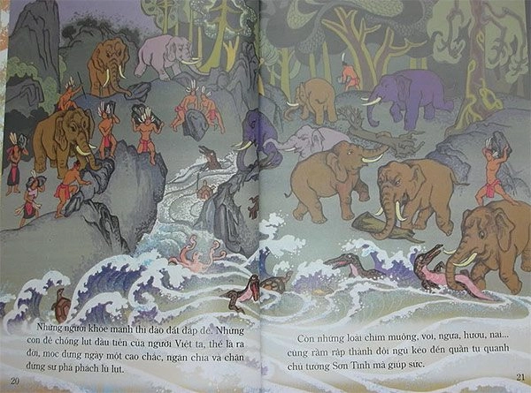 Truyện cổ tích sơn tinh - thủy tinh và bài học ý nghĩa cho trẻ - 16