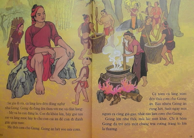 Truyện cổ tích thánh gióng cho bé - 11