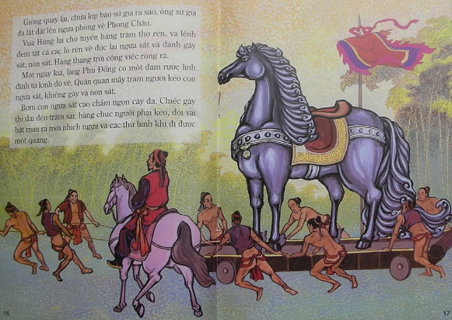 Truyện cổ tích thánh gióng cho bé - 14