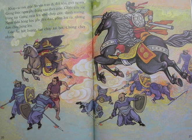 Truyện cổ tích thánh gióng cho bé - 16