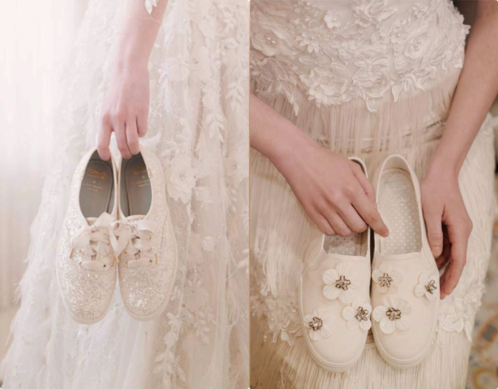 Từ món thời trang bị chê không hợp giày sneakers giờ là bá chủ tại lễ cưới hỏi - 14